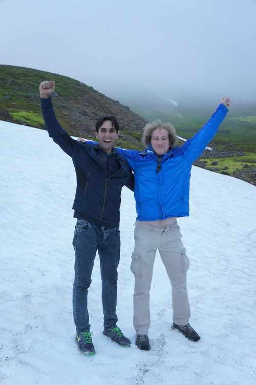 two programmers standing on snow
instead of programming