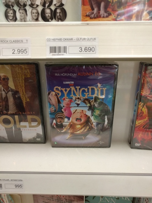 strange Icelandic DVD on
sale for too much money