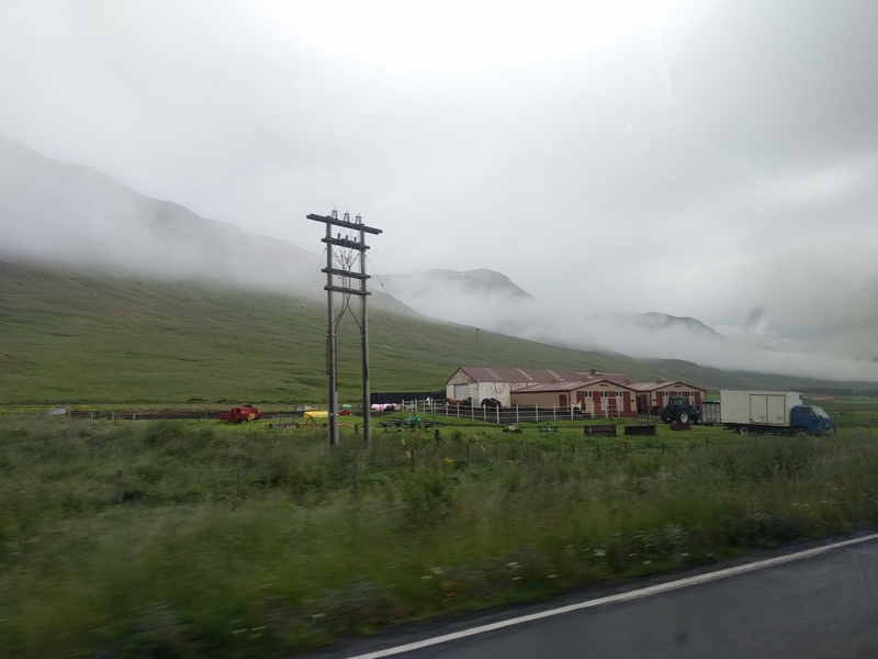 more hills, valleys,
interesting geological formations with no trees