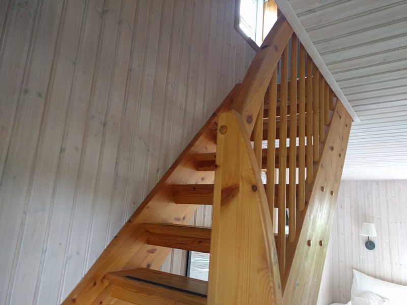 a steep staircase