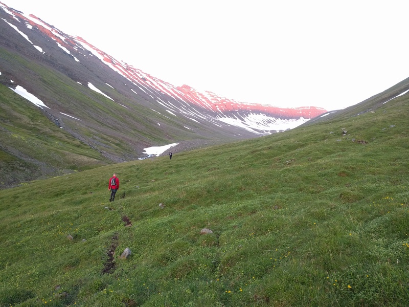 not actually any closer to
the snowfield