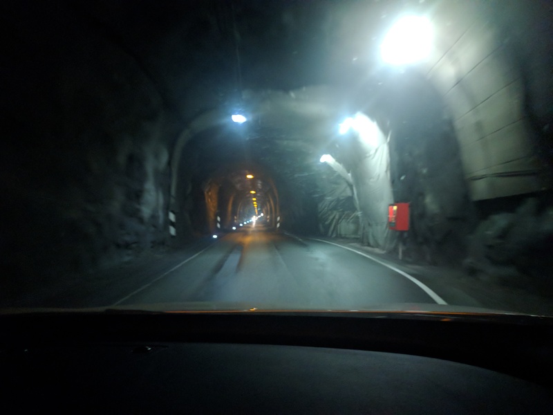 single-lane tunnel
