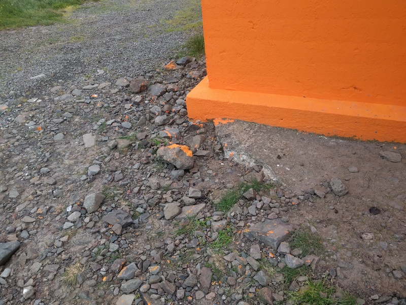 orange rocks
