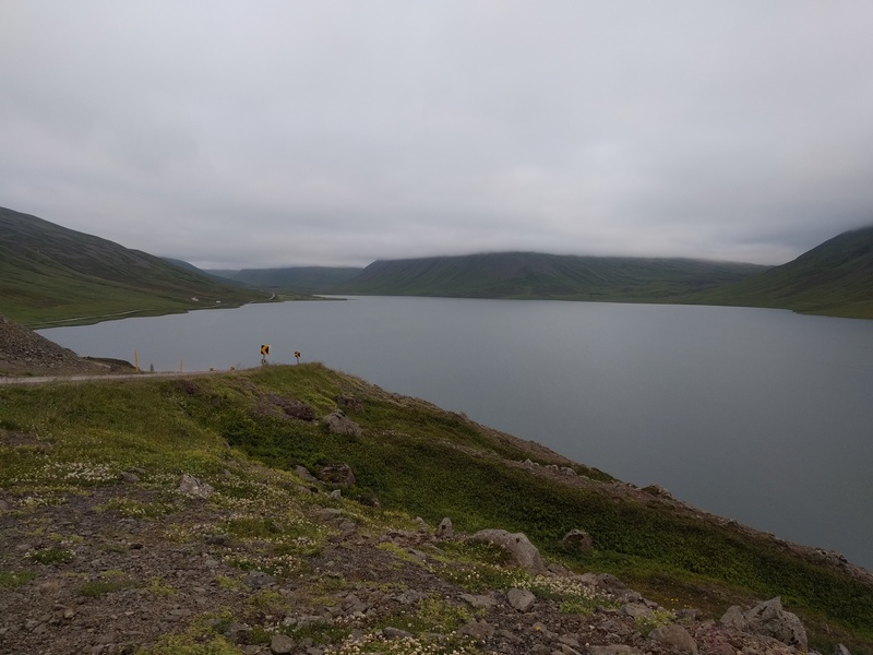 a large inland
lake