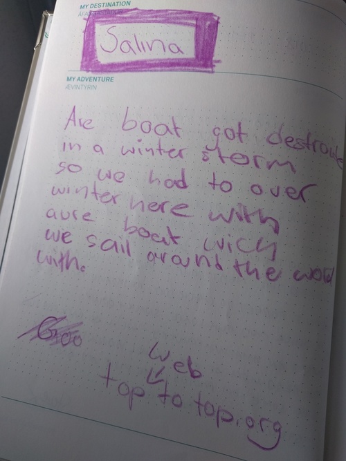 a somewhat less literate
story