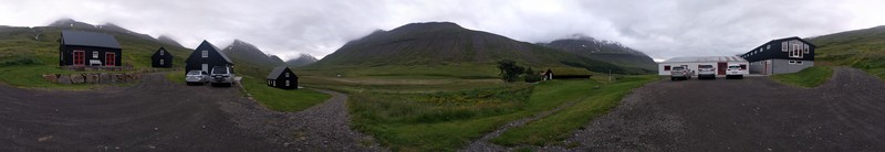 panorama of the
view