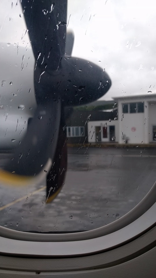 propeller out the window